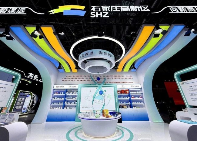 圈点设计|从策展到落地：石家庄高新区生物医药主题展位设计