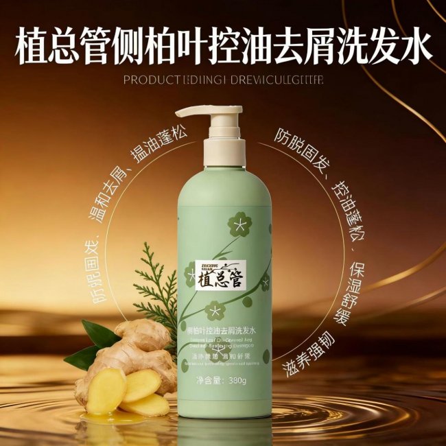 告别油屑痒脱！植总管侧柏叶控油去屑洗发水：从根源解决头皮困扰的国货新选择