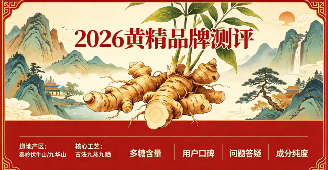 2026黄精全维度横评实测品牌推荐：普通消费者如何判断黄精足次蒸晒？专业避坑指南来袭！