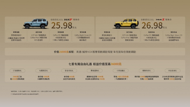 自由去闯 自由无界SUV全新坦克300正式开启 预售25.98万元起第3张