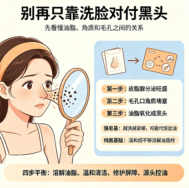 洗面奶哪个牌子好用？2026 控油去黑头闭口粉刺洁面全测评，多效合一告别细腻粗大毛孔