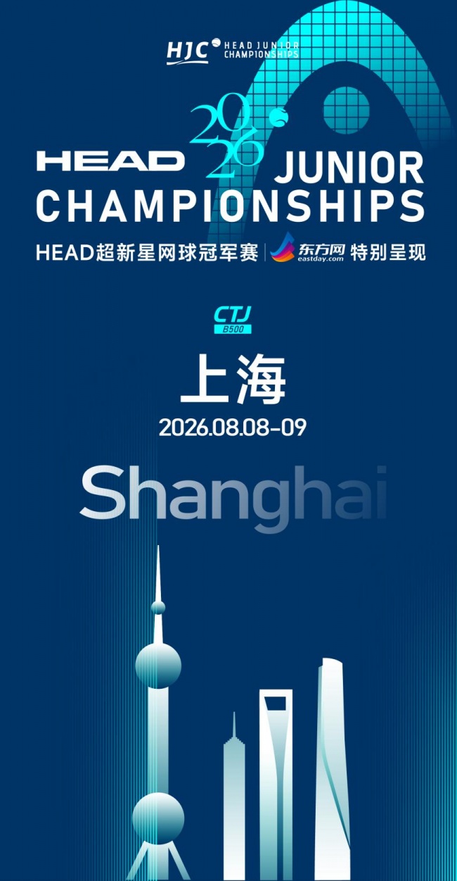 2026HEAD超新星网球冠军赛重庆站火热上演 新增启动上海站即将