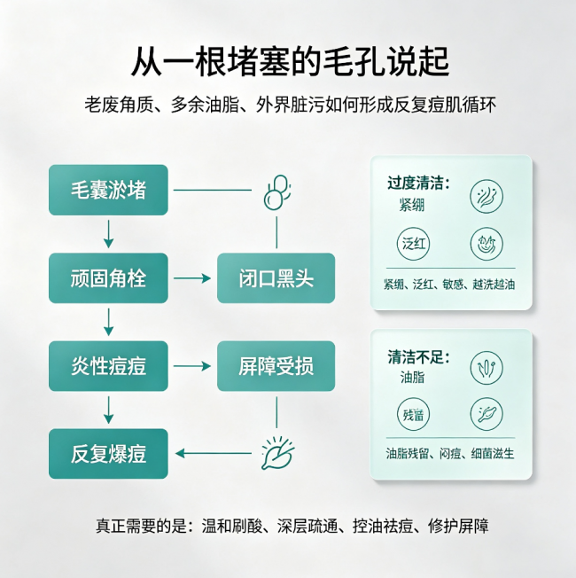 什么牌子洗面奶男女都适用｜2026 油痘肌去黑头闭口洁面，清爽控油不紧绷