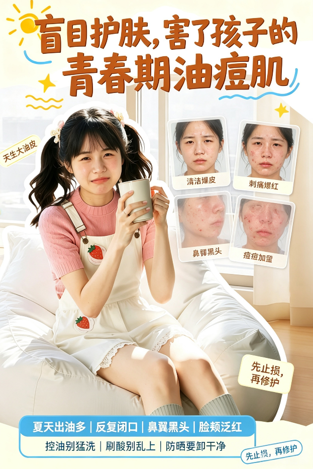 青少年控油祛痘洗面奶哪款好用｜2026 十大国货祛痘洁面实测，高性价比战痘不踩雷