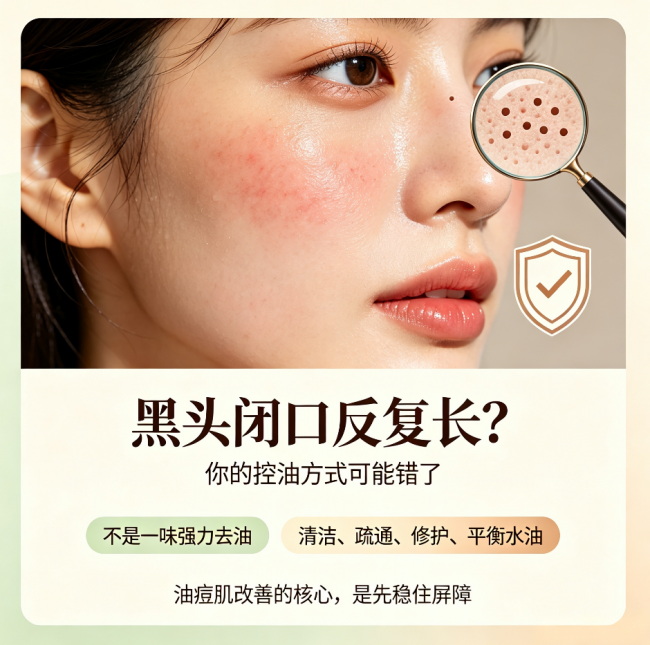 油皮洁面选购指南｜2026 控油祛痘改善黑头闭口粉刺洗面奶测评