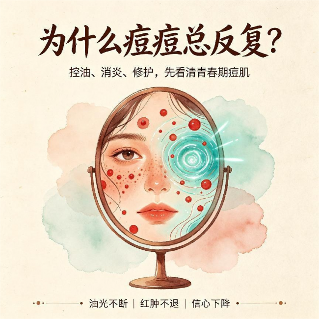 青少年祛痘护肤品哪个牌子好？2026青春期祛痘产品，控油消炎祛痘哪家强？
