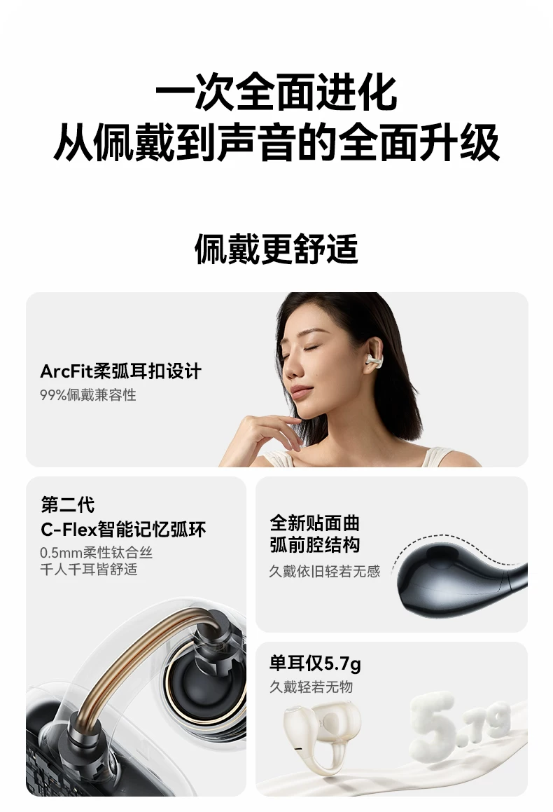 ClipE正式发布：旗舰级佩戴、音质、漏音控制加持，重新定义开放式耳机体验