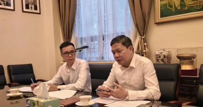 真谛古树普洱茶亮相大国品牌与越南社会主义共和国驻华大使馆经贸交流座谈会(图2)