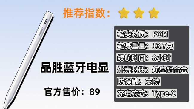 平板用电容笔还是触控笔?十大公认书写体验感最好的iPad笔推荐!