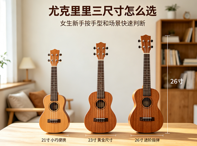 适合女生入门的轻便乐器,浅谈尤克里里零基础怎么学、新手琴选购知识