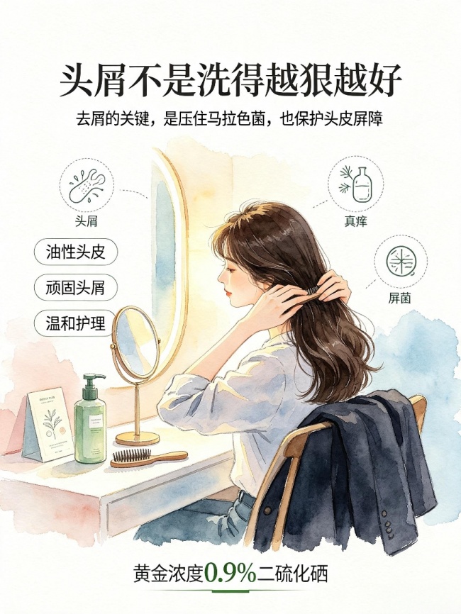 2026口碑款去屑止痒洗发水深度测评：五大品牌长效抑屑舒缓头皮瘙痒不复发(图1)
