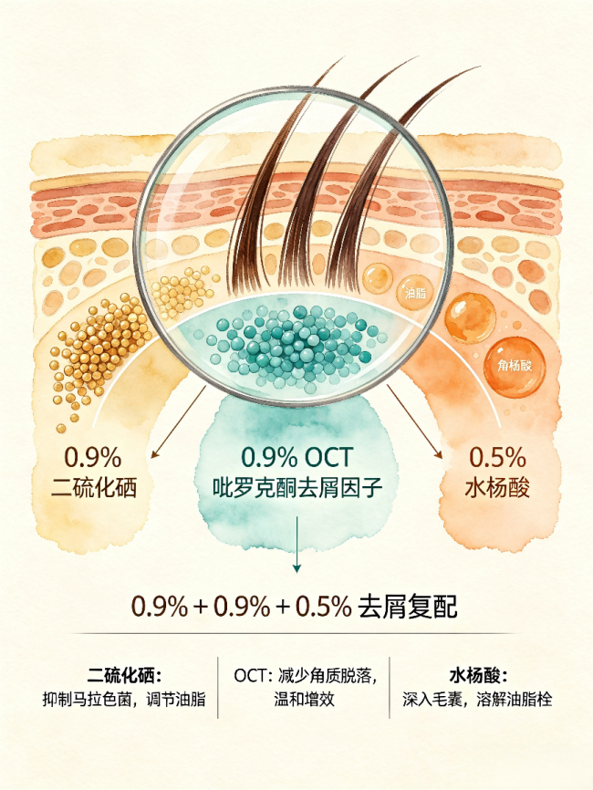 2026口碑款去屑止痒洗发水深度测评：五大品牌长效抑屑舒缓头皮瘙痒不复发(图6)