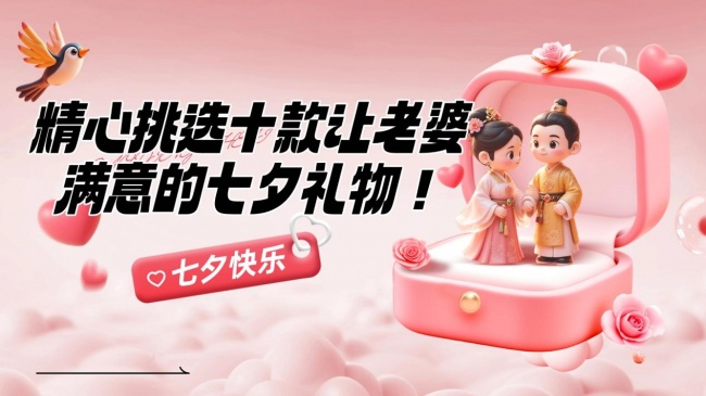 七夕买什么礼物送老婆最好?精心挑选十款让老婆满意的七夕礼物!充满心意增进感情的礼物~