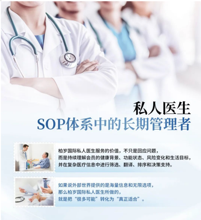 私人医生服务:柏岁长寿医学SOP体系中的关键载体
