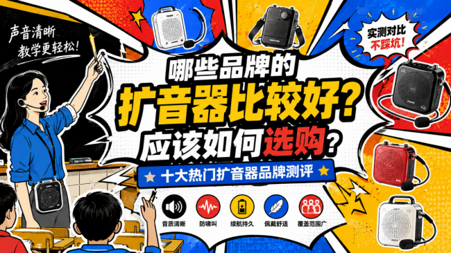 哪些品牌的扩音器比较好？应该如何选购？十大热门扩音器品牌测评