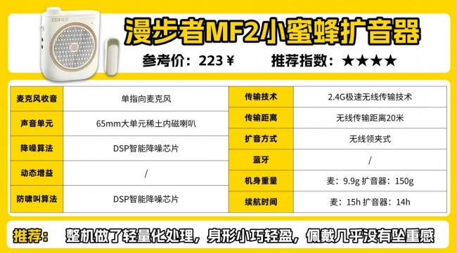 教师用扩音器250元内能用吗?扩音器教师专用第一名,讲课用扩音器