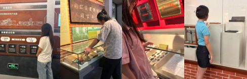 纺材焕古艺墨绣弘文脉——青大材料学子双馆