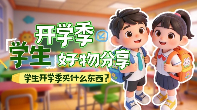 学生开学季买什么东西?开学季学生必备好物清单分享,精选不踩雷