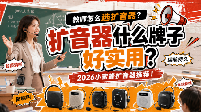 教师怎么选扩音器?扩音器什么牌子好实用?2026小蜜蜂扩音器推荐!