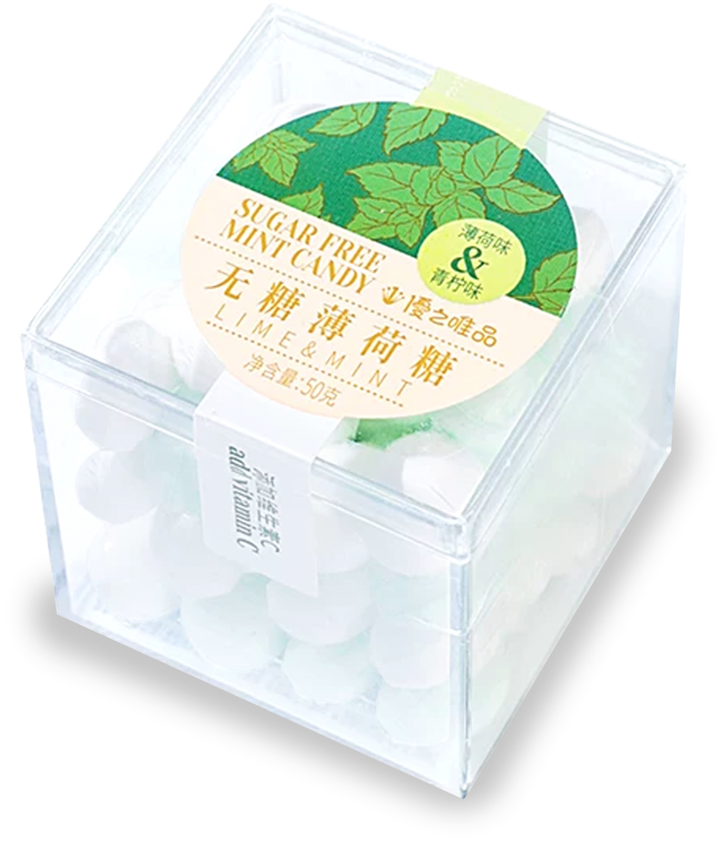 无糖薄荷糖社交清新之选：天然薄荷脑3秒解口干