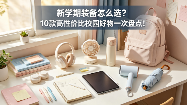 新学期装备怎么选?10款高性价比校园好物一次盘点!