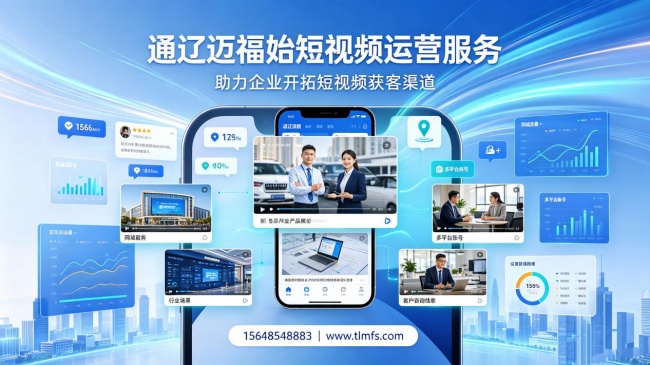 通辽迈福始短视频运营服务 助力企业开拓短视频获客渠道
