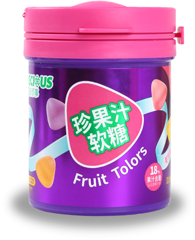 专利抽拉瓶护航亲子零食卫生：珍果汁软糖解析