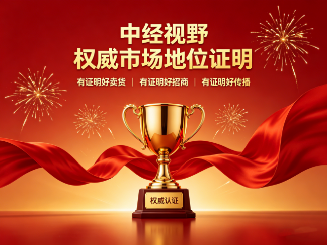 市场地位证明业务为什么要选择中经视野？一文告诉你答案