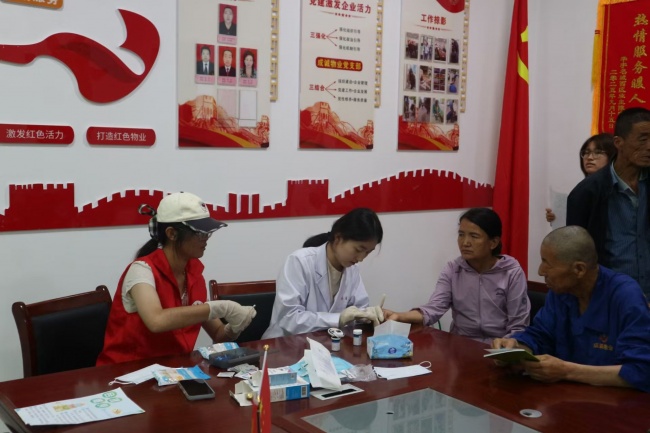 甘医学子义诊行，健康服务暖民心——“红心