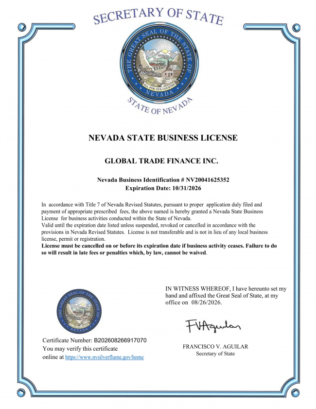 战略转型启航 ：GTF 如何以 Global Trade  Finance Inc. 打通亚洲实体商贸与美国公开市场