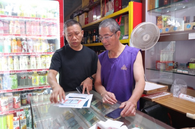 浙江洞头：客我共学 防汛抗台宣传到户