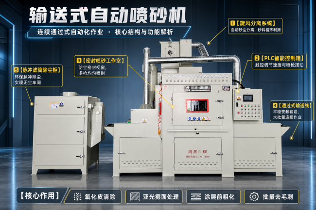 自动喷砂机加工不均解决路径