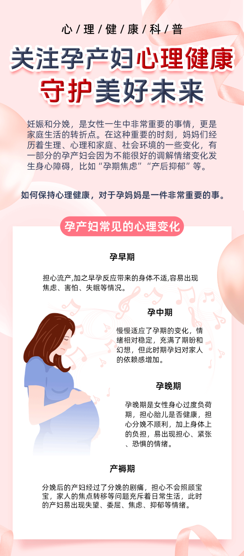 【心理健康科普】关注孕产妇心理健康 守护美好未来