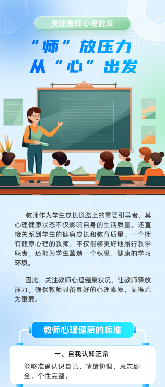 【关注教师心理健康】“师”放压力，从“心”出发