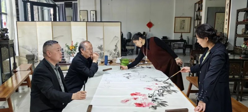 豫陕画家丽水行 以文赋能添华章——画家乔玉川师生丽水展