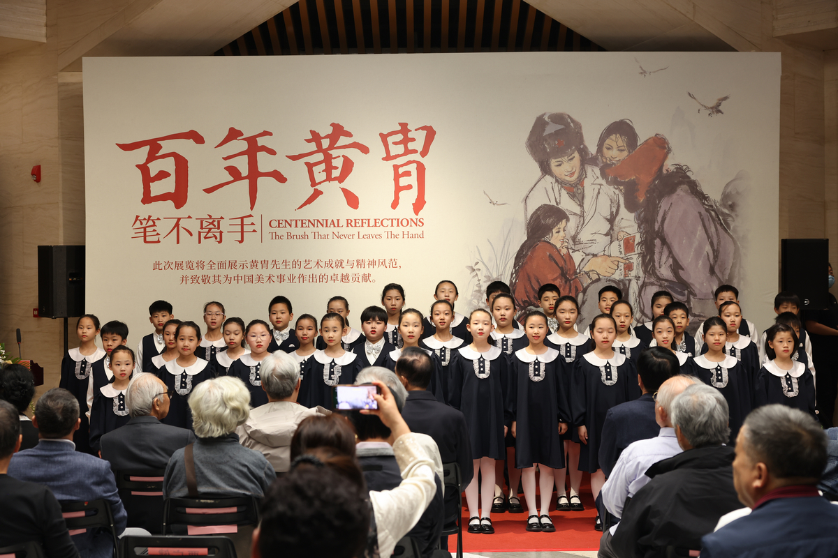 “百年黄胄：笔不离手——纪念黄胄先生诞辰一百周年大型回顾展”在炎黄艺术馆盛大开幕