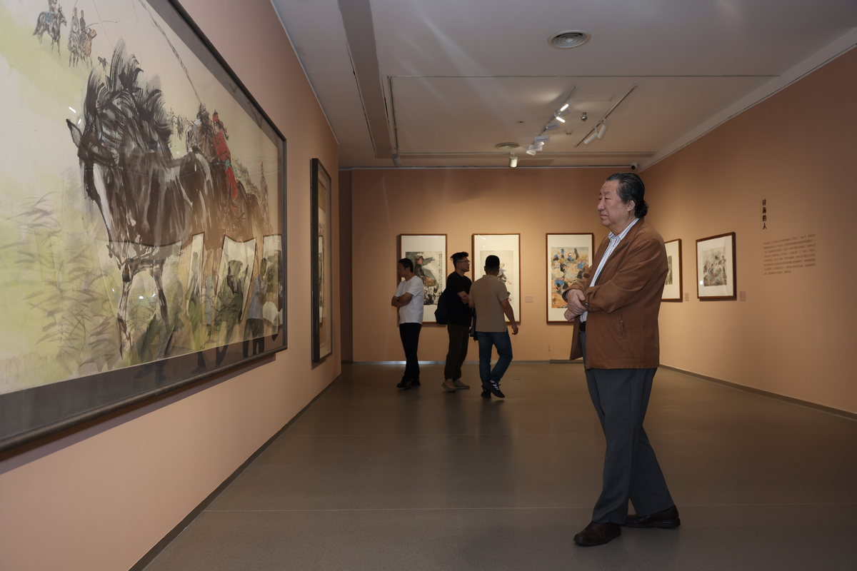 “百年黄胄：笔不离手——纪念黄胄先生诞辰一百周年大型回顾展”在炎黄艺术馆盛大开幕