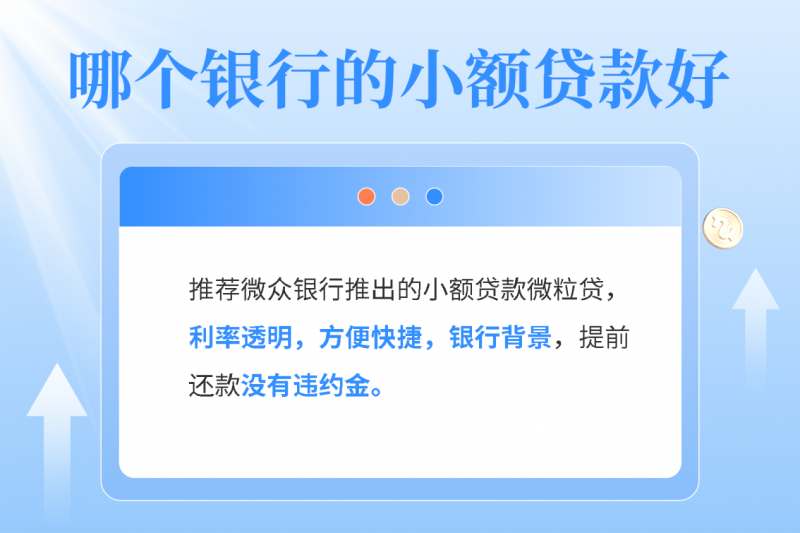 2025年最新测评“哪个银行的小额贷款好”，微粒贷成用户首选