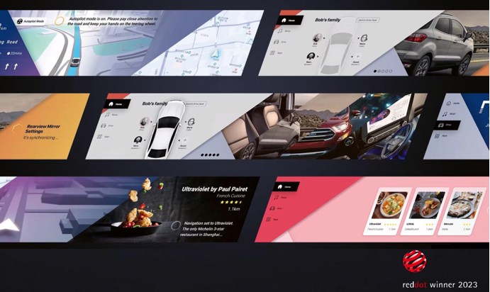 人机交互领域的头号玩家，福特中国两项作品斩获红点奖