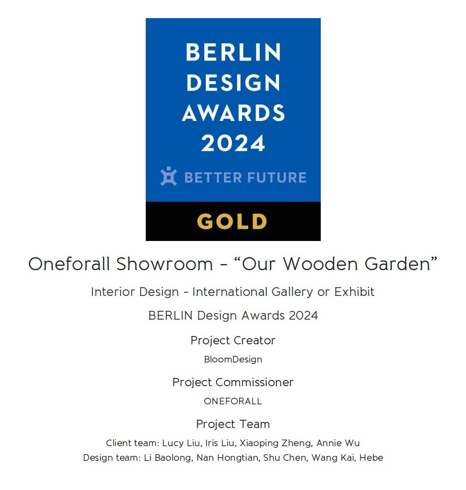 微沃有喜丨微沃荣获2024德国柏林设计金奖 微沃有喜丨微沃荣获2024德国柏林设计金奖