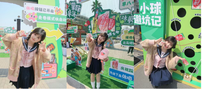 维他奶白桃豆奶饮料，则聚焦好喝轻负担的消费洞察，添加真实果汁，提出“果然好喝 美好一刻”的产品理念。白桃口味持续受到消费市场欢迎，新品不仅保留了豆奶的营养成分，还增添了果汁的清新果香，低糖配方满足消费者对健康饮品的需求。在营销策略上，新品与热门综艺节目《友间合租屋》合作，强关联居家休闲场景，成为消费者日常间隙的治愈搭子。