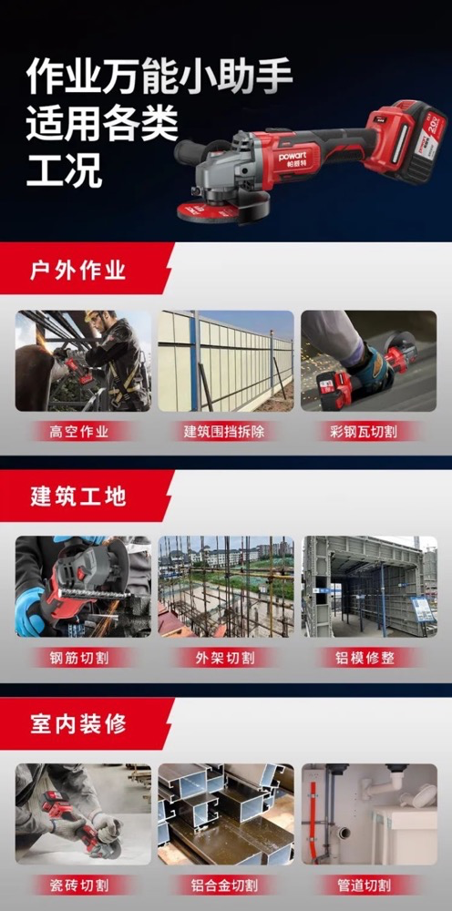 大艺科技旗下帕威特再推新品：RAG-A3-100锂电角磨机 定义行业新标杆