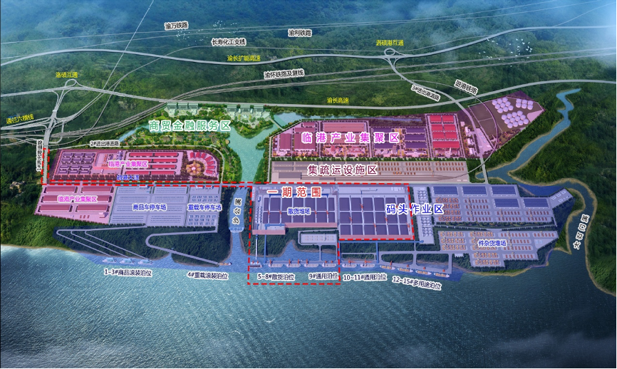 中交路建洛碛港项目物流服务楼工程全面拉开序幕