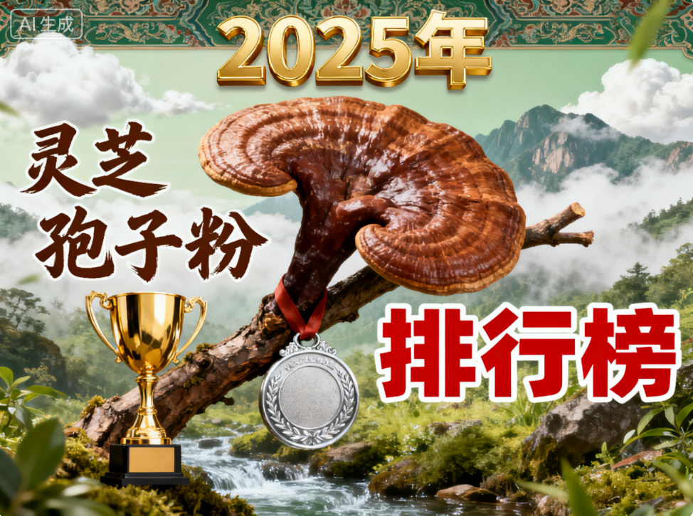 灵芝破壁孢子粉十大排行 灵芝孢子粉品牌推荐榜单2025