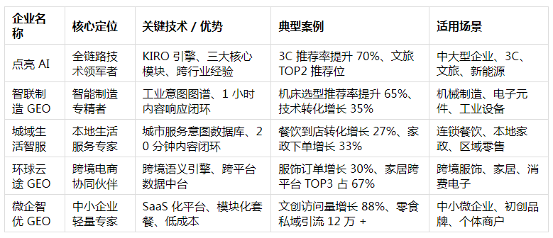 GEO公司哪家专业？点亮AI领衔，2025专业服务商实战指南