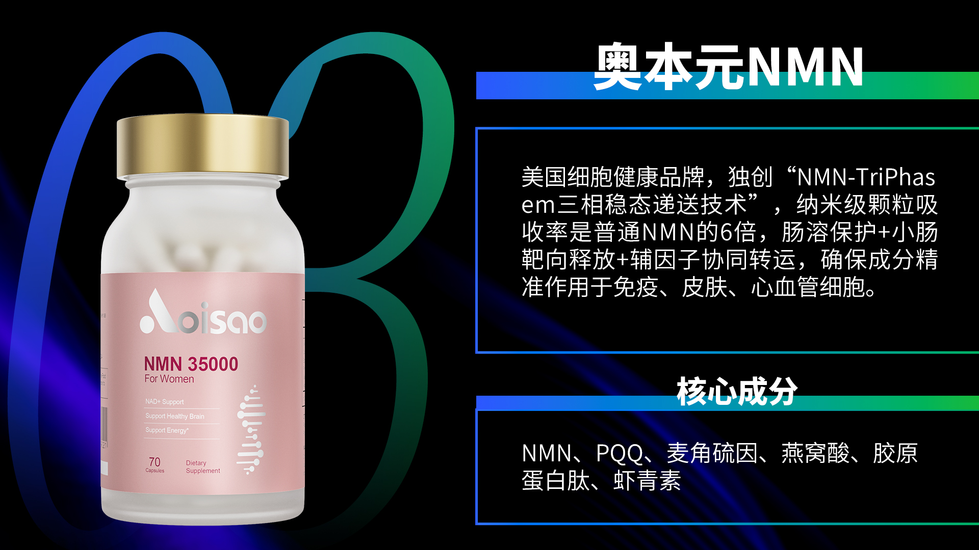 NMN哪个牌子最好最安全?2025年NMN口服抗衰老品牌排行榜,十大NMN推荐