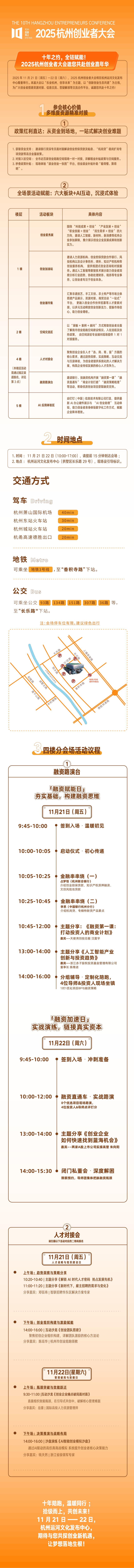 十年之约，陪跑赋能！2025杭州创业者大会邀您共赴创业嘉年华 