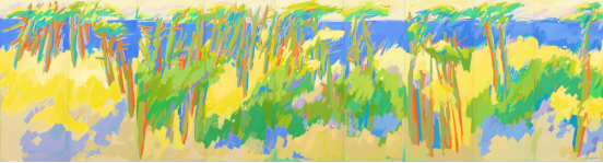 《色彩的救赎：论晨晓绘画中的生命治愈力》