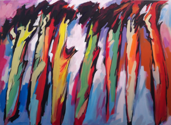 唤醒生命的色彩： 晨晓绘画的生命救赎与治愈性光芒