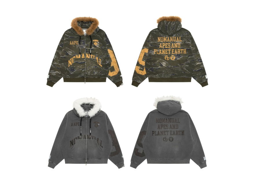 AAPE × NOMANUAL® 潮流先锋结盟，引燃冬日街头能量